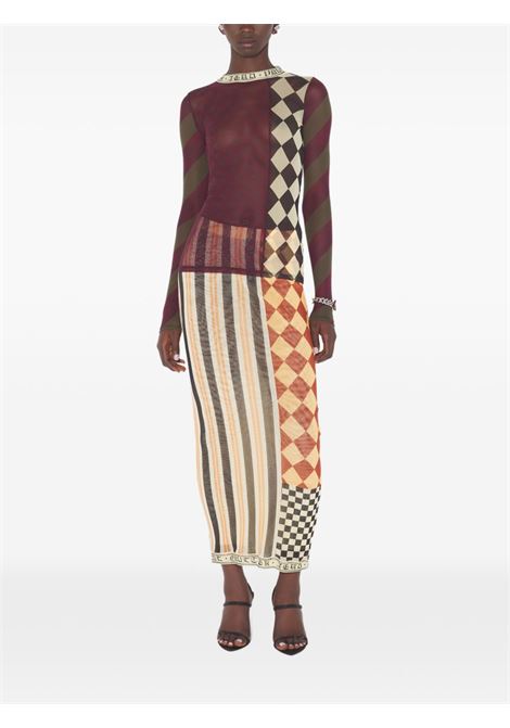 mash to ls patchwork woman multicolor JEAN PAUL GAULTIER | 26/01-W-TO422-M015P90